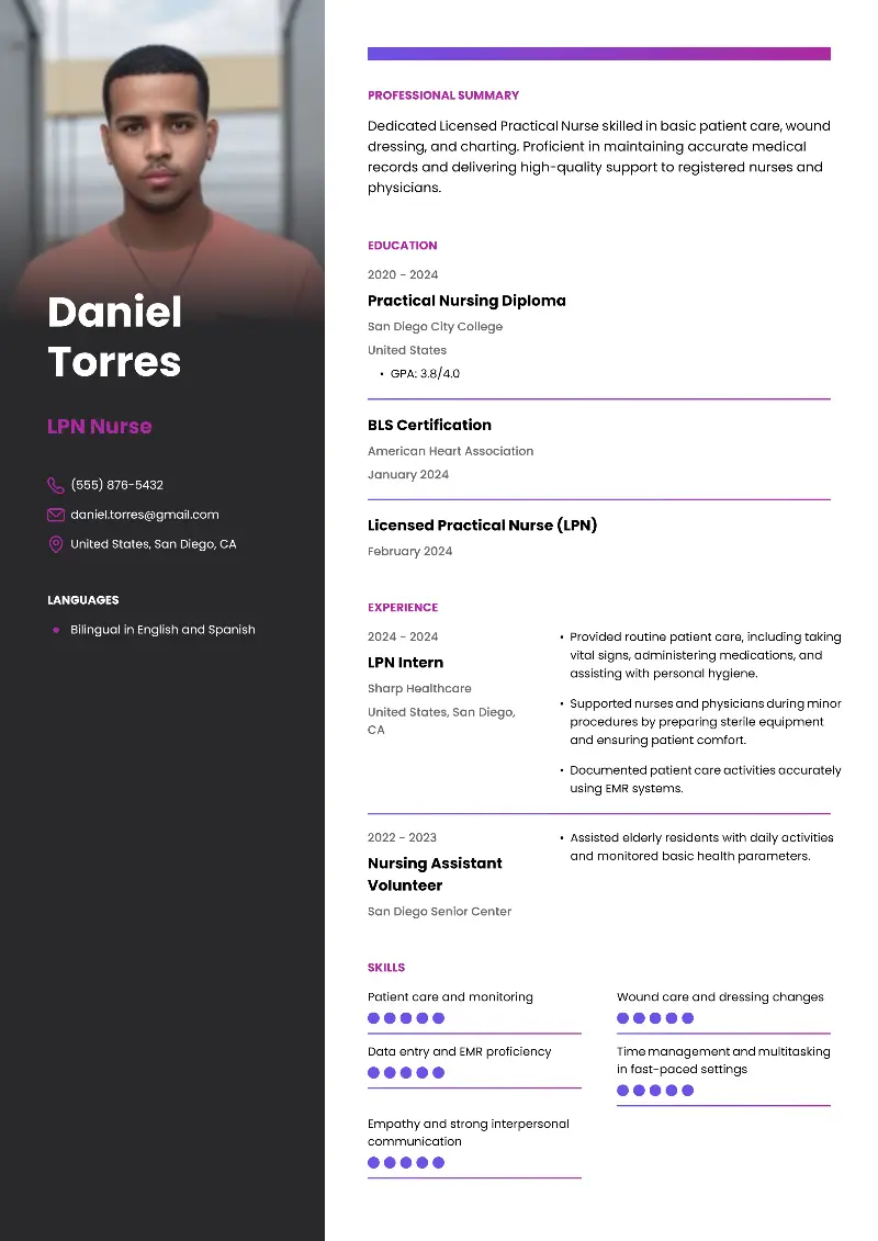 Entry-Level Nurse Resume Examples and Templates