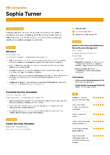 HR Generalist Resume HR Generalist Resume