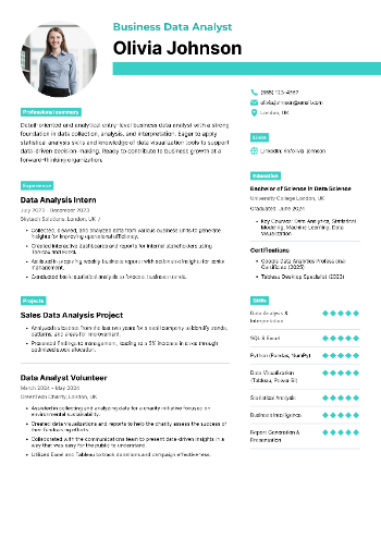Business Data Analyst Resume Business Data Analyst Resume