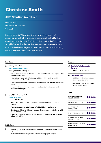 AWS Solution Architect Resume AWS Solution Architect Resume