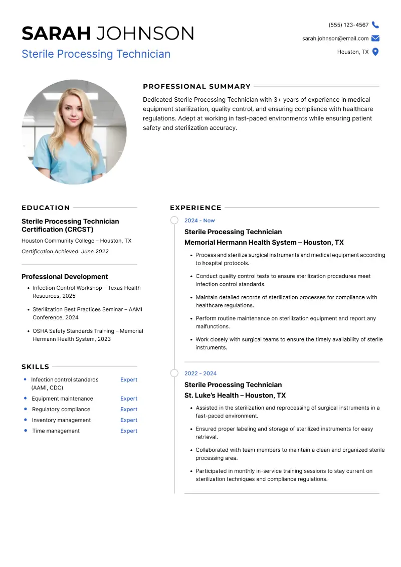 Best TSA Resume Examples and Templates for 2025