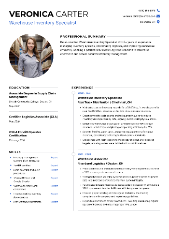Warehouse Inventory Specialist Resume Warehouse Inventory Specialist Resume