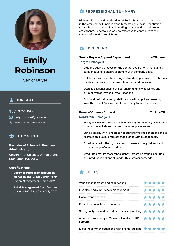 Senior Buyer Resume Senior Buyer Resume