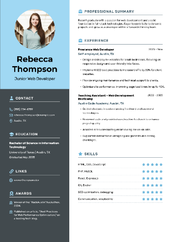 Junior Web Developer Resume Junior Web Developer Resume
