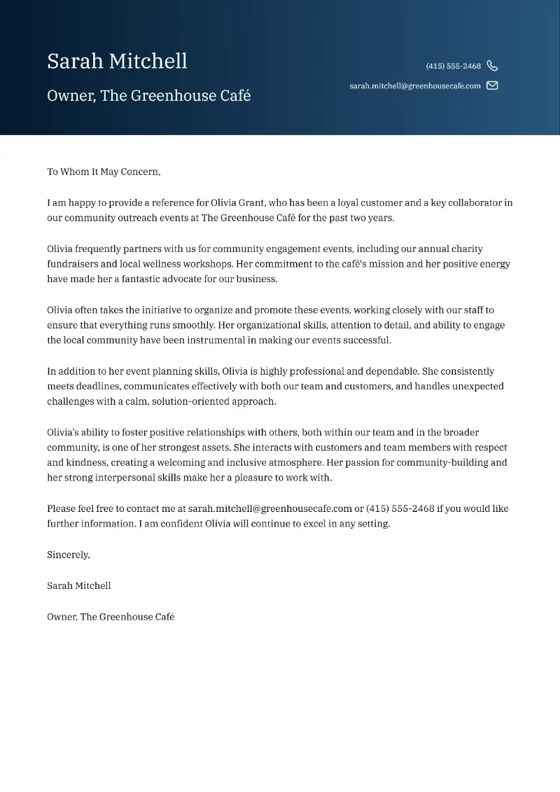 How to Write a Perfect Reference Letter: Guide + Examples