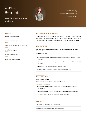 New Graduate Nurse Midwife Resume New Graduate Nurse Midwife Resume