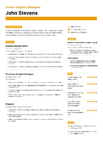 Junior Graphic Designer Resume Junior Graphic Designer Resume