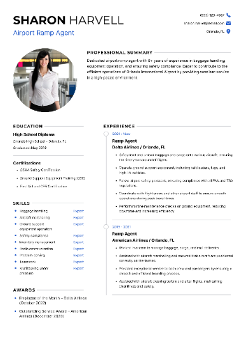 Airport Ramp Agent Resume Airport Ramp Agent Resume