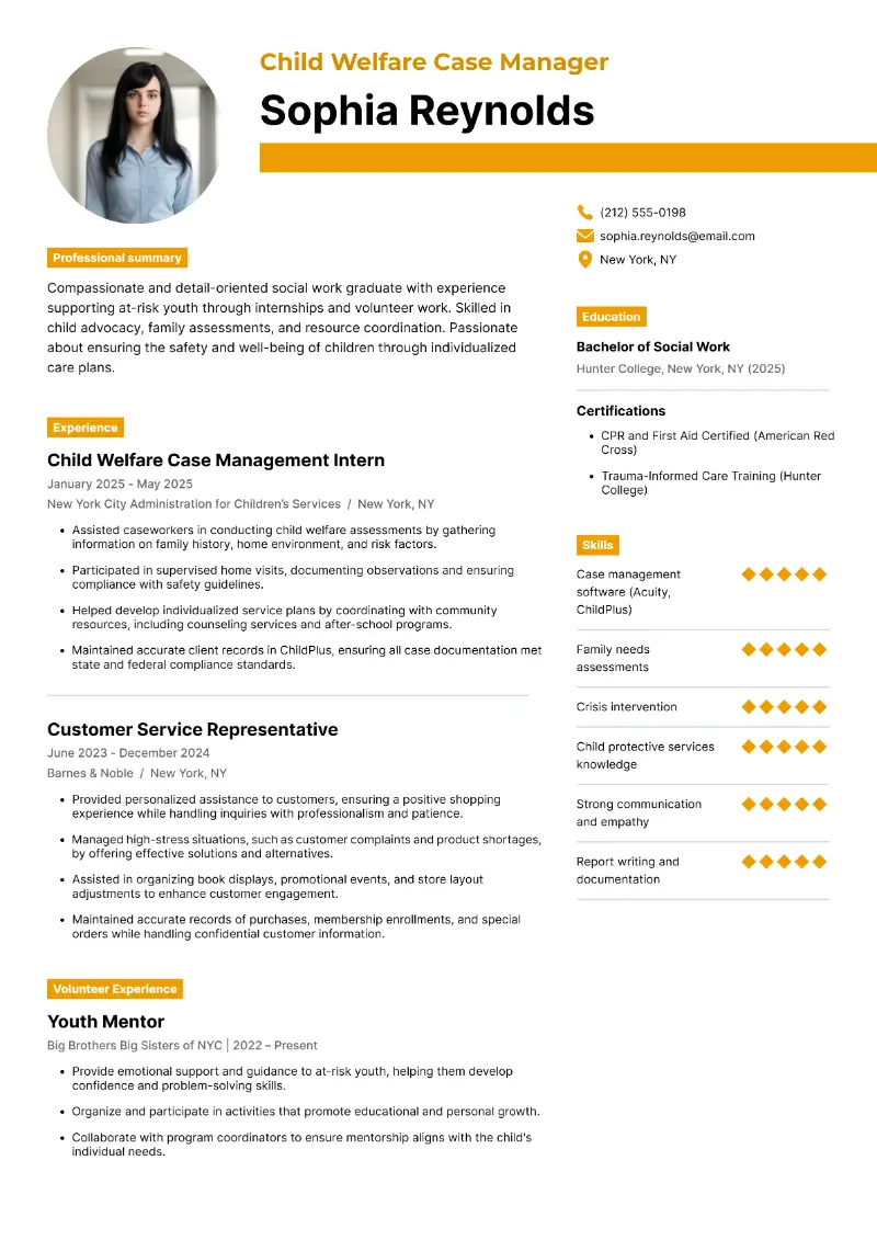 Entry-Level Case Manager Resume: Examples and Skills