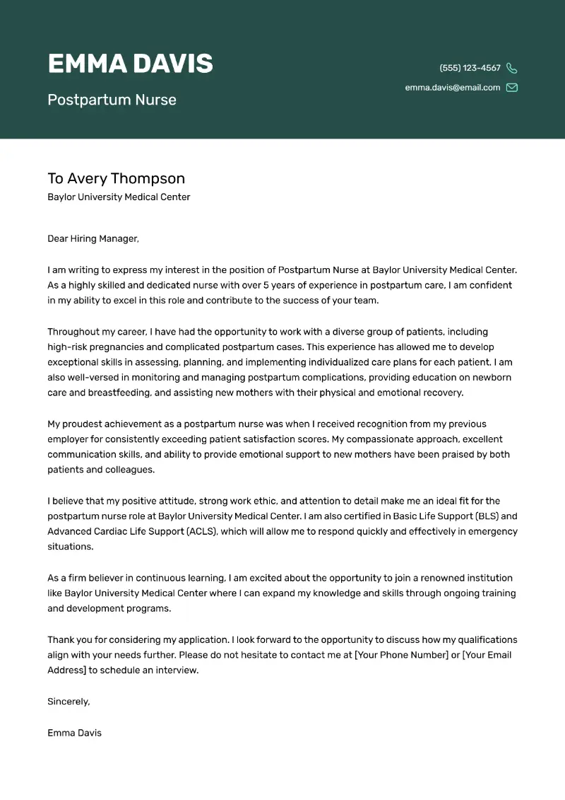 Nursing Cover Letter Examples and Tips to Succeed in 2025