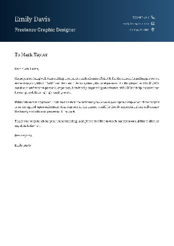 Freelance Graphic Designer Cover Letter Freelance Graphic Designer Cover Letter