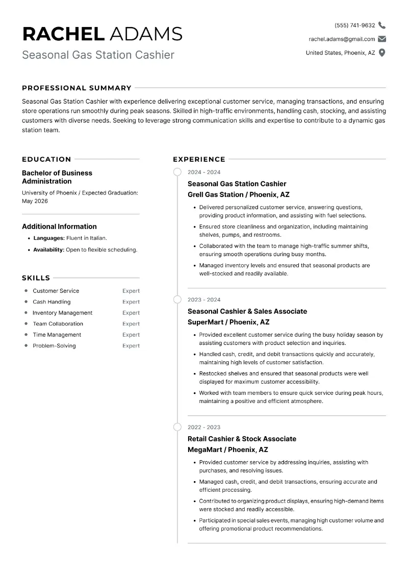 Cashier Skills for Resume: Essential Abilities to Highlight