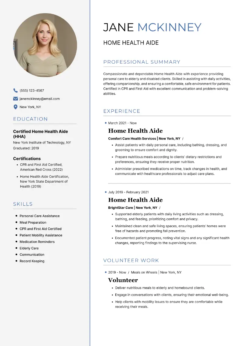 PCA Resume Examples, Skills, and Tips for 2025