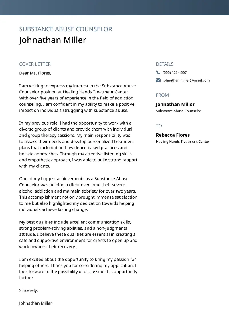 School Counselor Cover Letter Examples and Templates