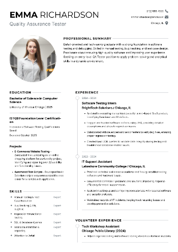 Quality Assurance Tester Resume Quality Assurance Tester Resume