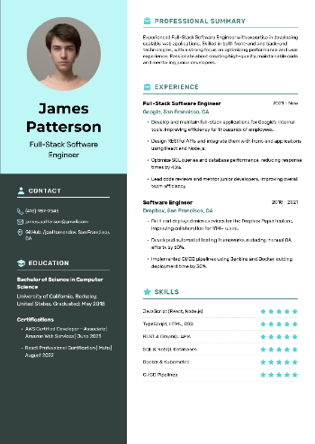 Full-Stack Software Engineer Resume Full-Stack Software Engineer Resume