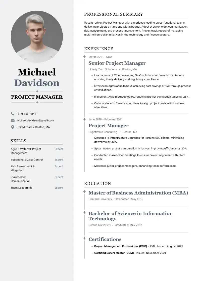 Mid-Career Resume Examples, Tips and Templates for 2025