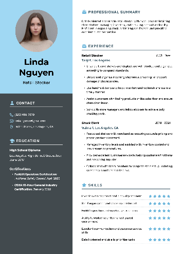 Retail Stocker Resume Retail Stocker Resume