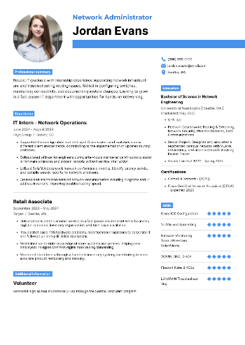 Network Administrator Resume