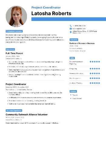 Project Coordinator Resume Project Coordinator Resume