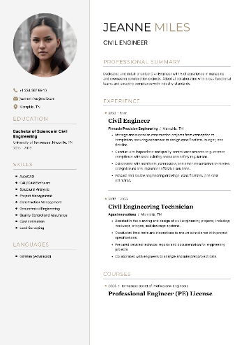 Civil Engineer Resume Civil Engineer Resume