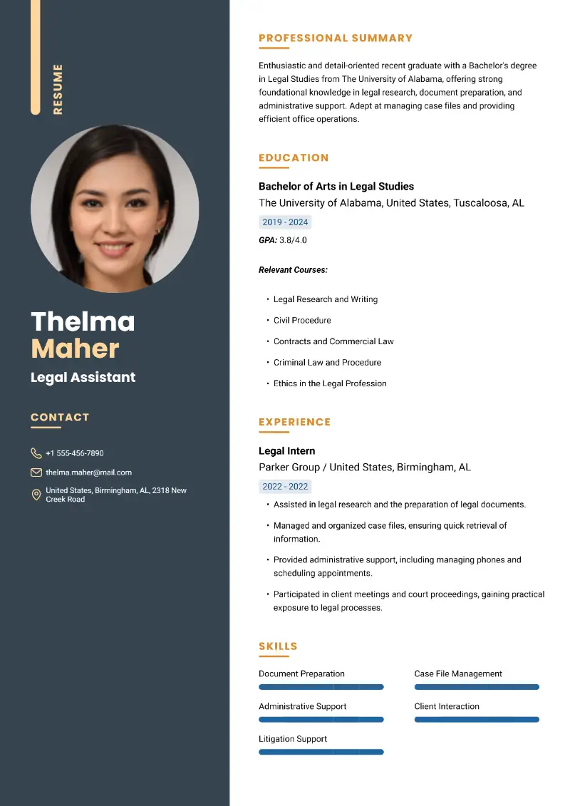 Legal Assistant Resume Legal Assistant Resume