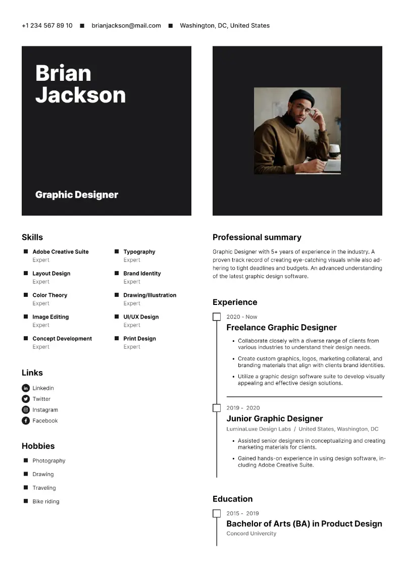 Designer Resume Examples and Guidelines in 2024